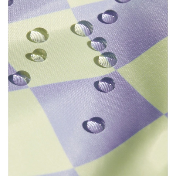 Zara  checkerboard water resistant pants with straps - Picture 6 of 8